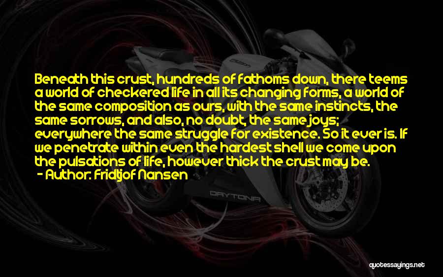 Checkered Past Quotes By Fridtjof Nansen