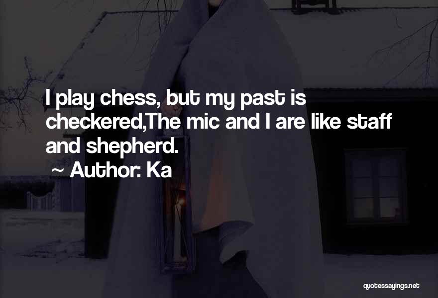 Checkered Past Quotes By Ka