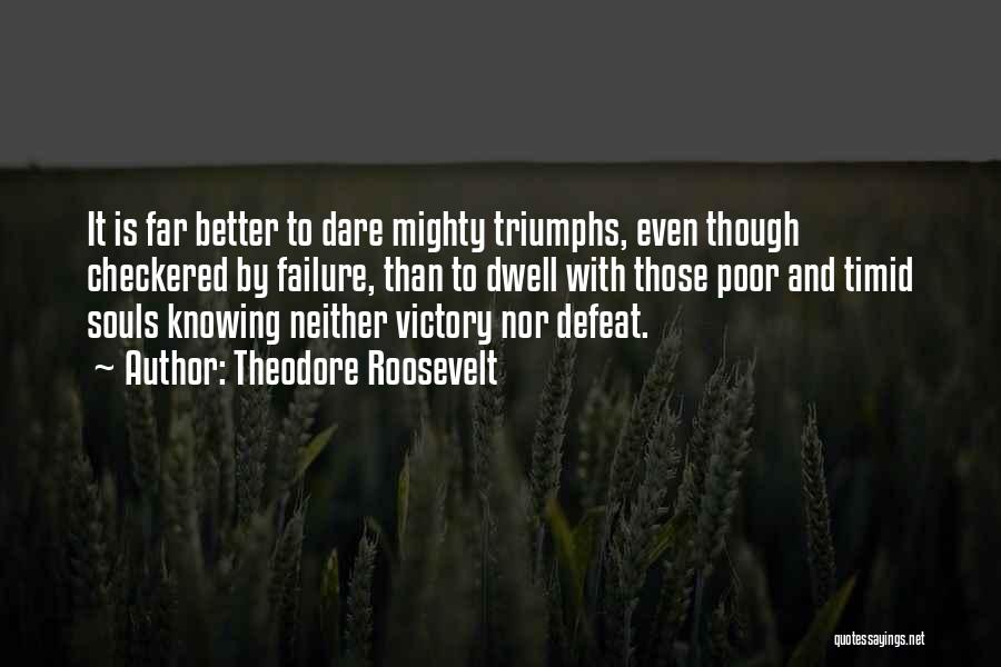 Checkered Past Quotes By Theodore Roosevelt