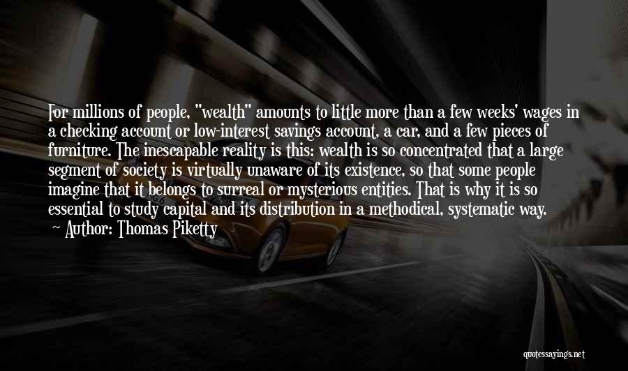 Checking Account Quotes By Thomas Piketty