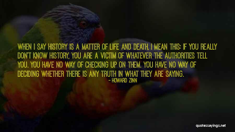 Checking Up Quotes By Howard Zinn Checking Up Quotes By Howard Zinn