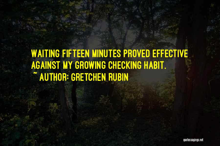 Checking Yourself Quotes By Gretchen Rubin