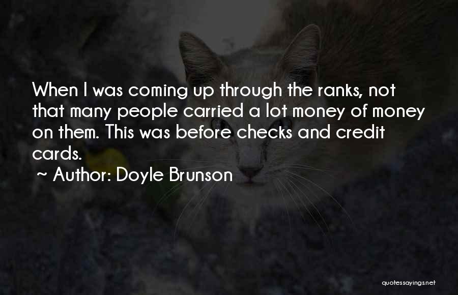 Checks Quotes By Doyle Brunson