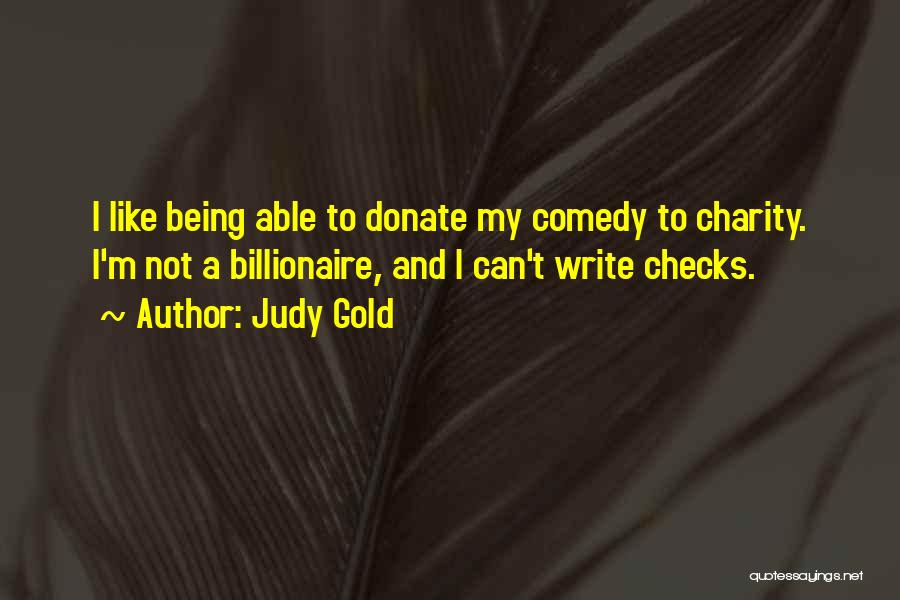 Checks Quotes By Judy Gold
