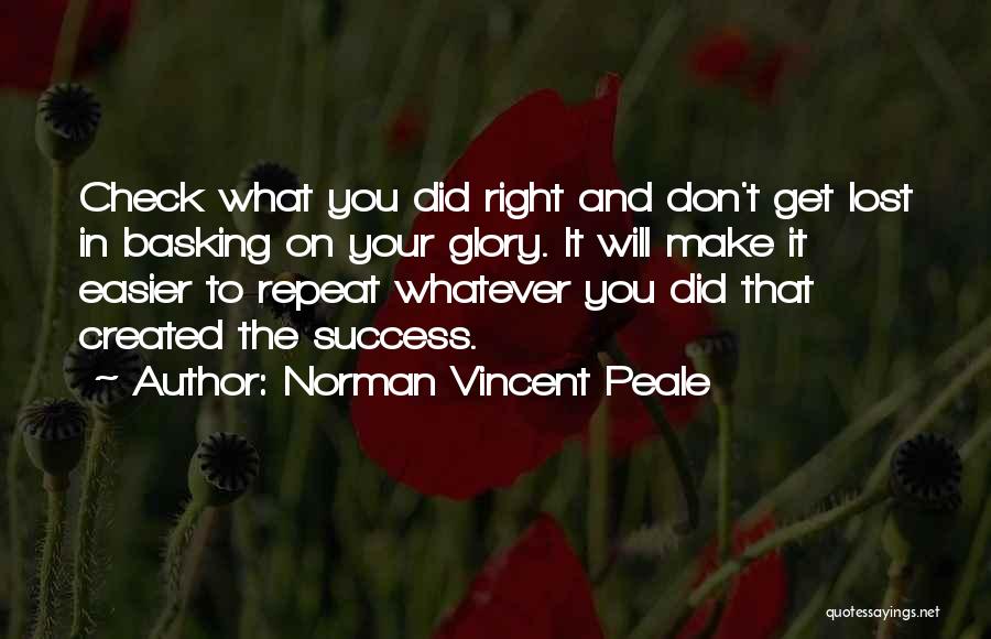 Checks Quotes By Norman Vincent Peale