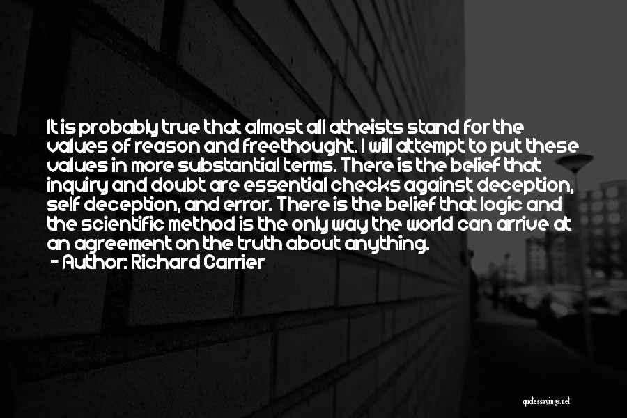 Checks Quotes By Richard Carrier