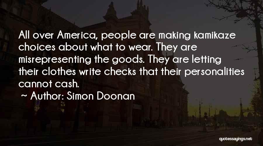 Checks Quotes By Simon Doonan