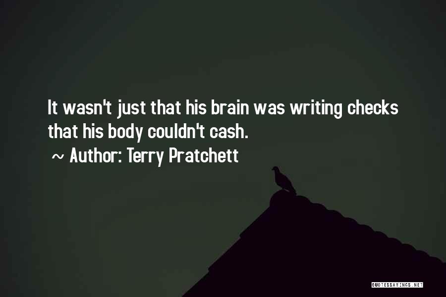 Checks Quotes By Terry Pratchett