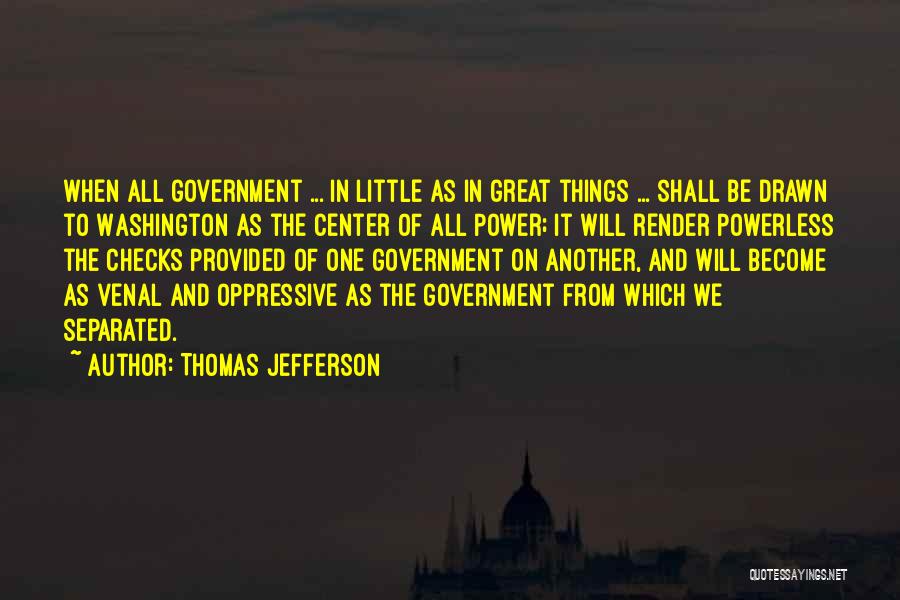 Checks Quotes By Thomas Jefferson