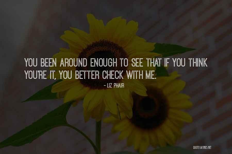 Checks With Quotes By Liz Phair Checks With Quotes By Liz Phair