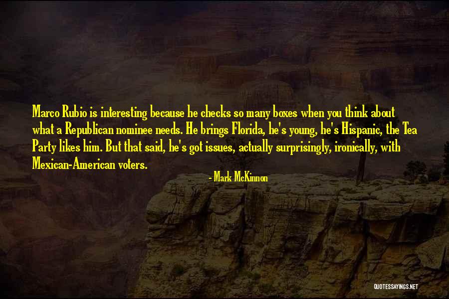 Checks With Quotes By Mark McKinnon Checks With Quotes By Mark McKinnon