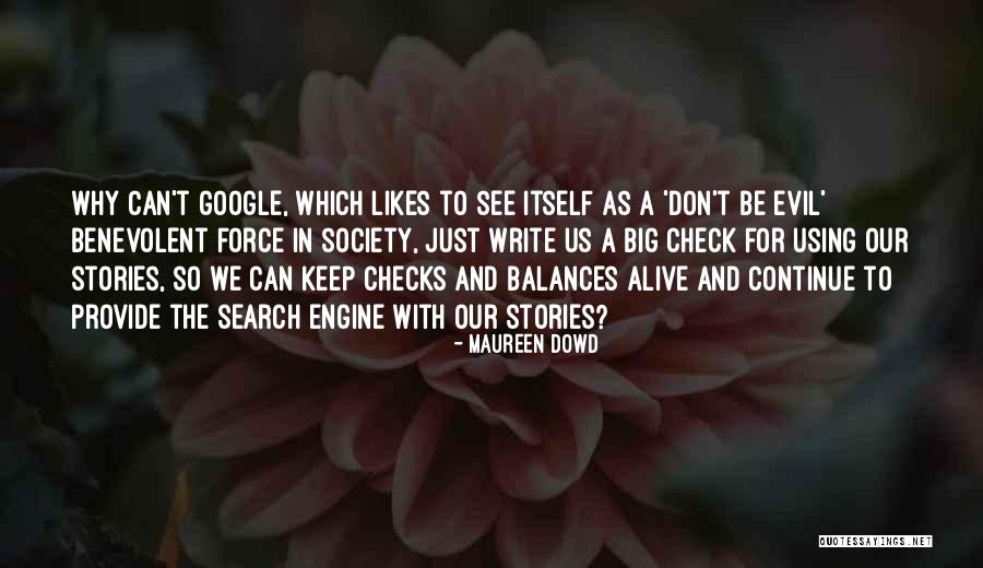 Checks With Quotes By Maureen Dowd Checks With Quotes By Maureen Dowd