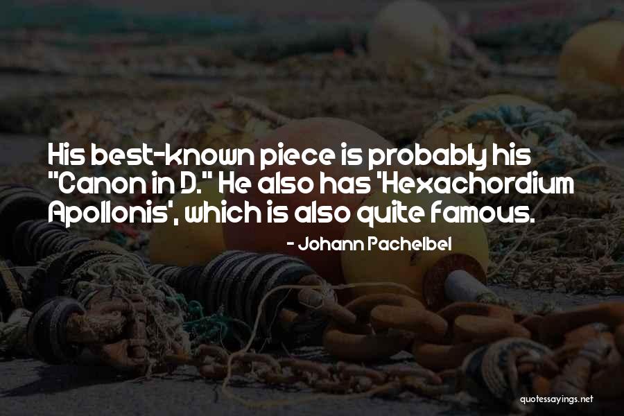 Chedli Raha Quotes By Johann Pachelbel Chedli Raha Quotes By Johann Pachelbel