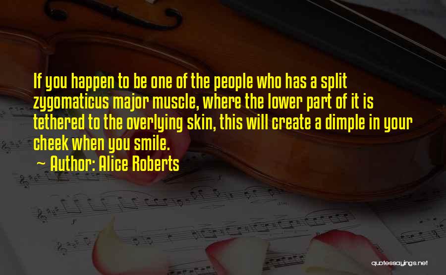 Cheek Dimples Quotes By Alice Roberts