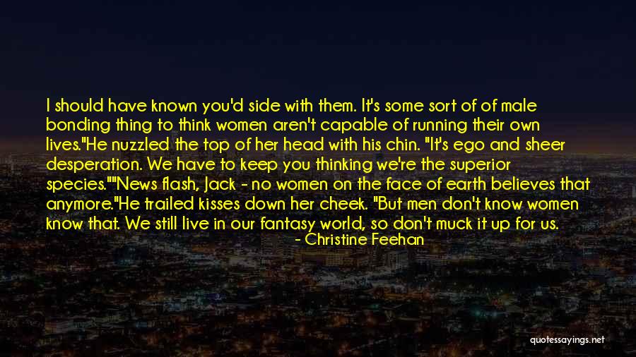 Cheek Kisses Quotes By Christine Feehan Cheek Kisses Quotes By Christine Feehan