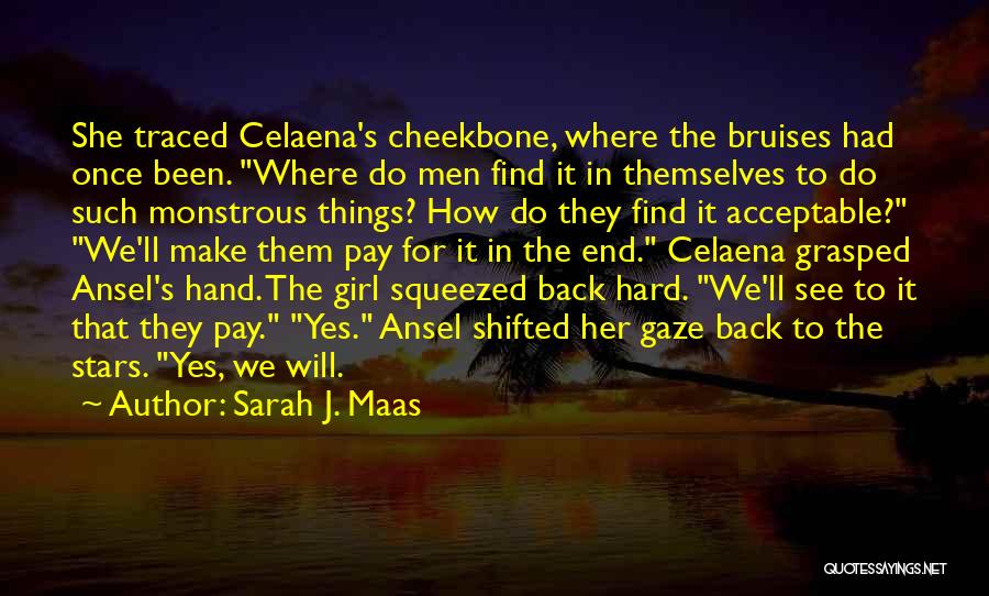 Cheekbone Quotes By Sarah J. Maas