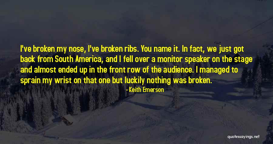 Cheer From Gabi Butler Quotes By Keith Emerson Cheer From Gabi Butler Quotes By Keith Emerson