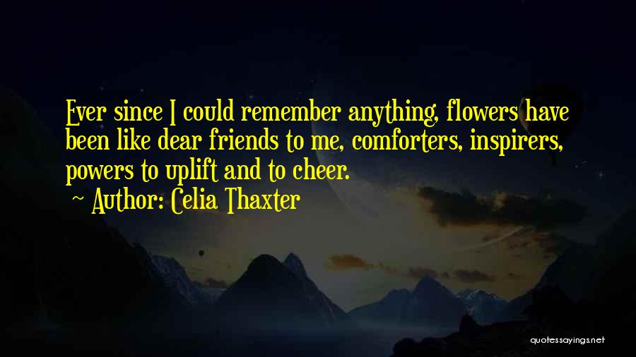 Cheer Up Friends Quotes By Celia Thaxter