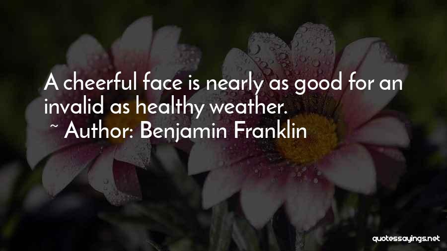 Cheerful Quotes By Benjamin Franklin