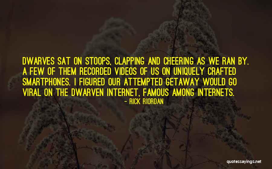 Cheering On Quotes By Rick Riordan Cheering On Quotes By Rick Riordan