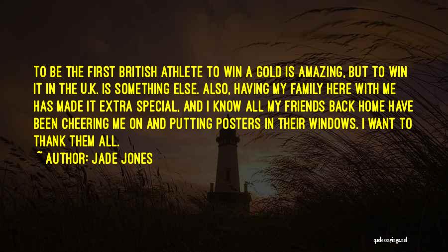 Cheering Quotes By Jade Jones