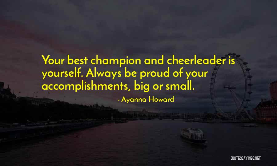 Cheerleader Inspirational Quotes By Ayanna Howard Cheerleader Inspirational Quotes By Ayanna Howard