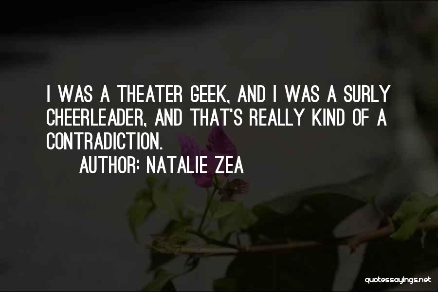 Cheerleader Quotes By Natalie Zea