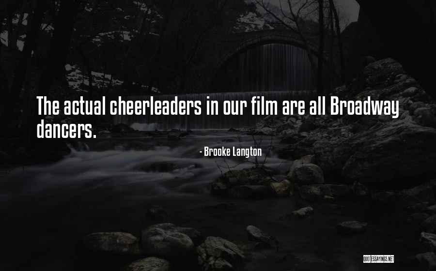 Cheerleaders Quotes By Brooke Langton