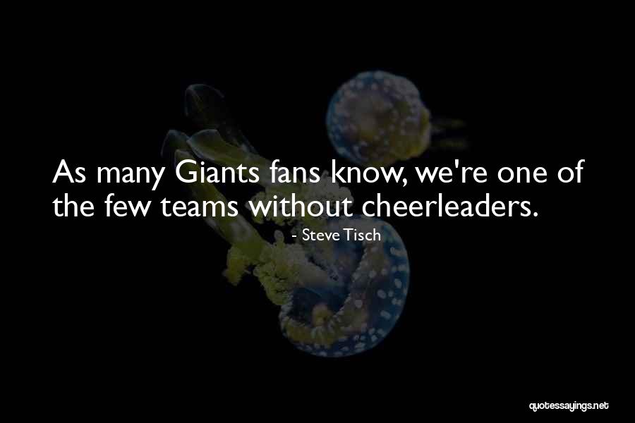 Cheerleaders Quotes By Steve Tisch