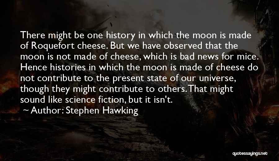 Cheese For Mice Quotes By Stephen Hawking