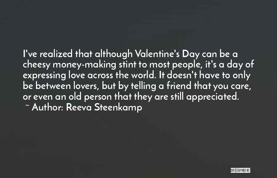 Cheesy V Day Quotes By Reeva Steenkamp