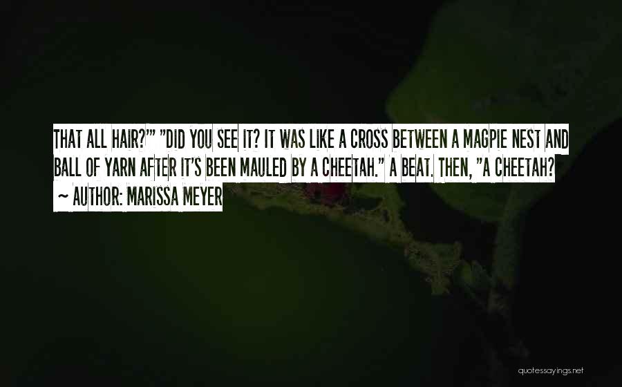 Cheetah Quotes By Marissa Meyer