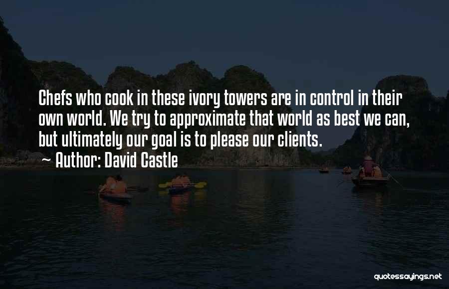 Chefs Quotes By David Castle