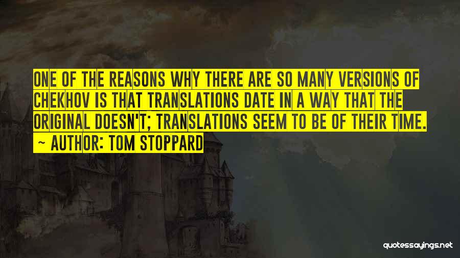 Chekhov Quotes By Tom Stoppard