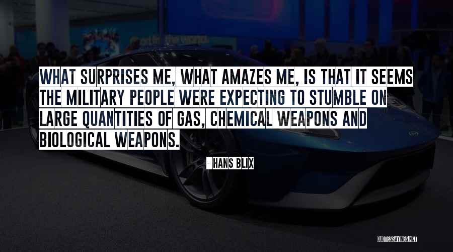 Chemical And Biological Weapons Quotes By Hans Blix Chemical And Biological Weapons Quotes By Hans Blix