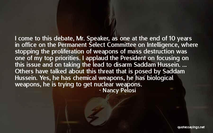Chemical And Biological Weapons Quotes By Nancy Pelosi Chemical And Biological Weapons Quotes By Nancy Pelosi