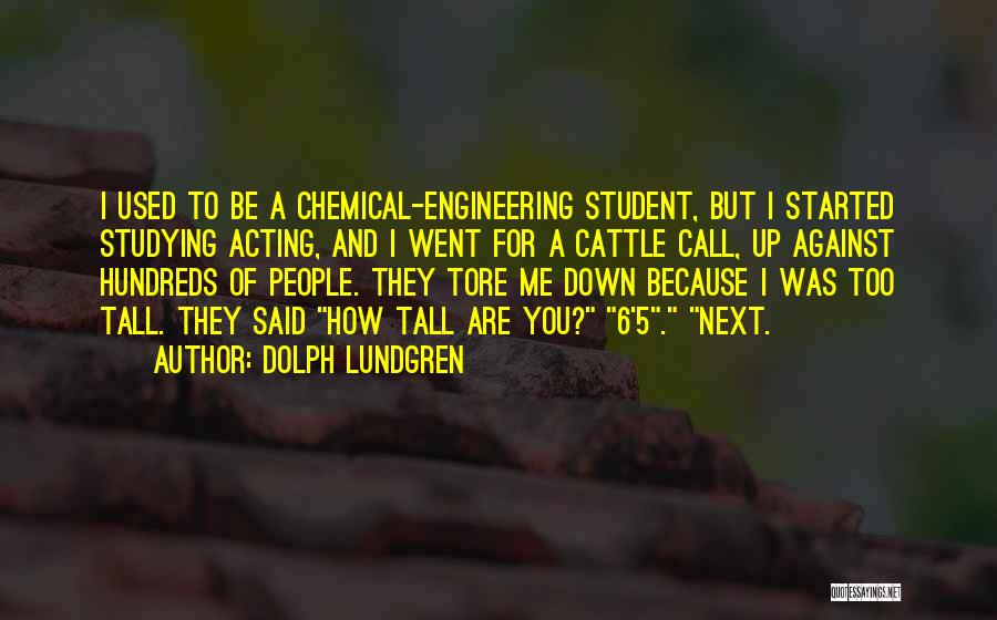 Chemical Engineering Quotes By Dolph Lundgren