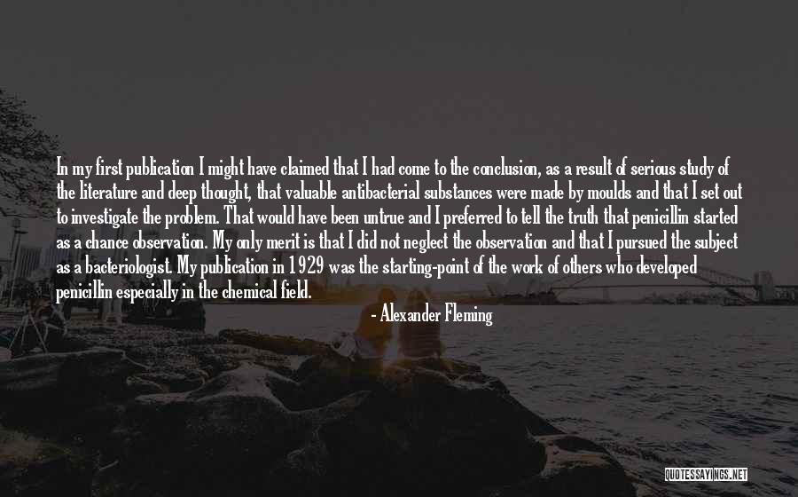 Chemical Substance Quotes By Alexander Fleming Chemical Substance Quotes By Alexander Fleming