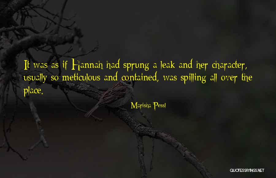 Chemie Koncovky Quotes By Marisha Pessl Chemie Koncovky Quotes By Marisha Pessl