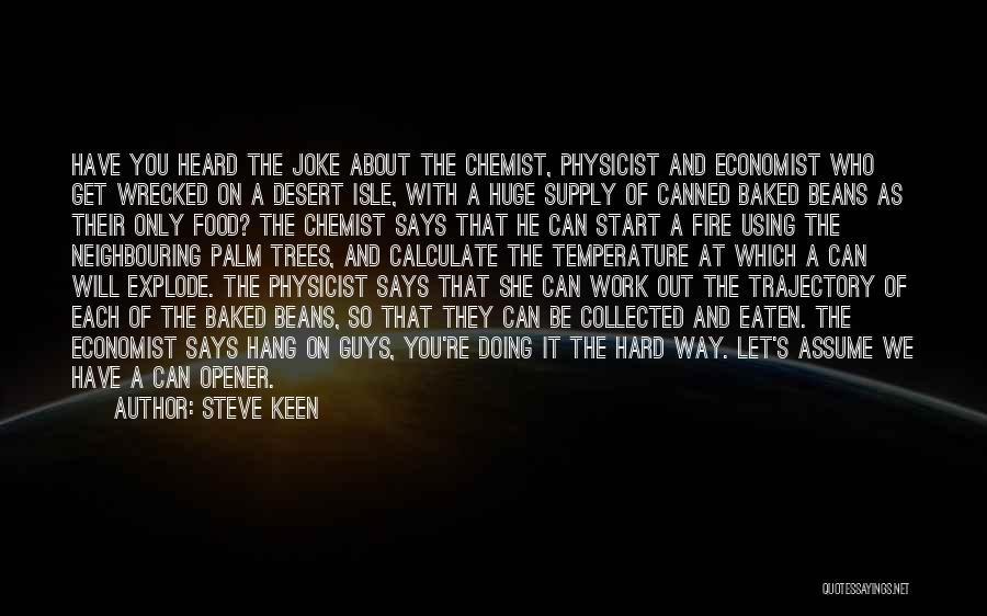 Chemist Quotes By Steve Keen