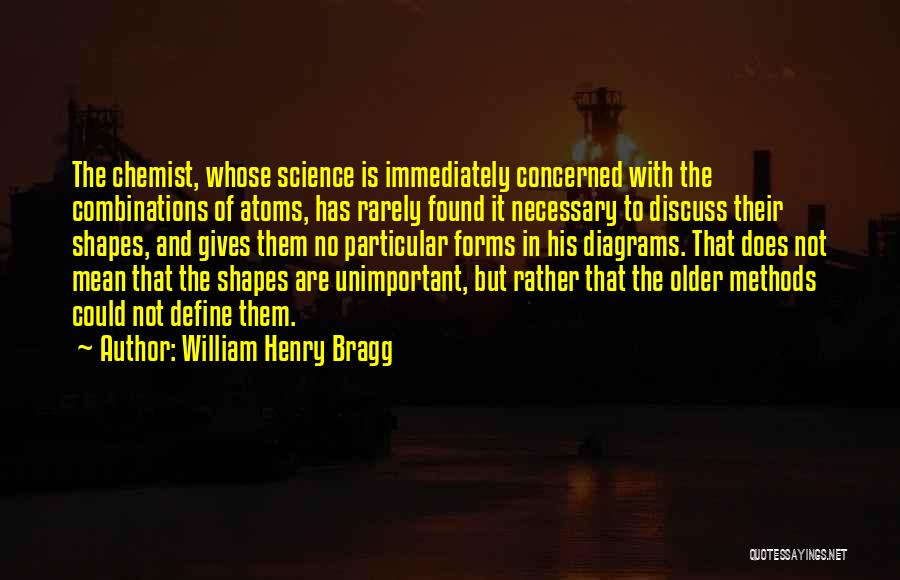 Chemist Quotes By William Henry Bragg