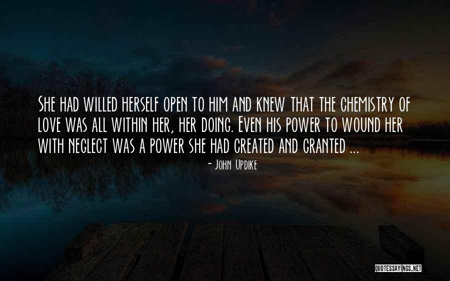 Chemistry And Love Quotes By John Updike Chemistry And Love Quotes By John Updike