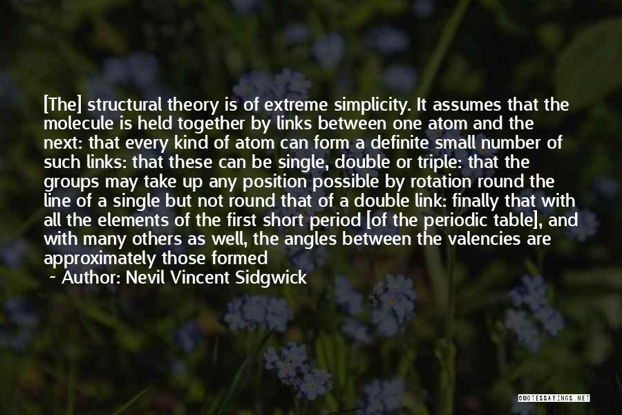 Chemistry Elements Quotes By Nevil Vincent Sidgwick