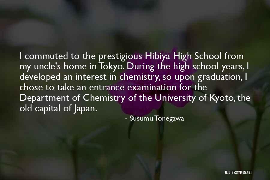 Chemistry For High School Quotes By Susumu Tonegawa Chemistry For High School Quotes By Susumu Tonegawa