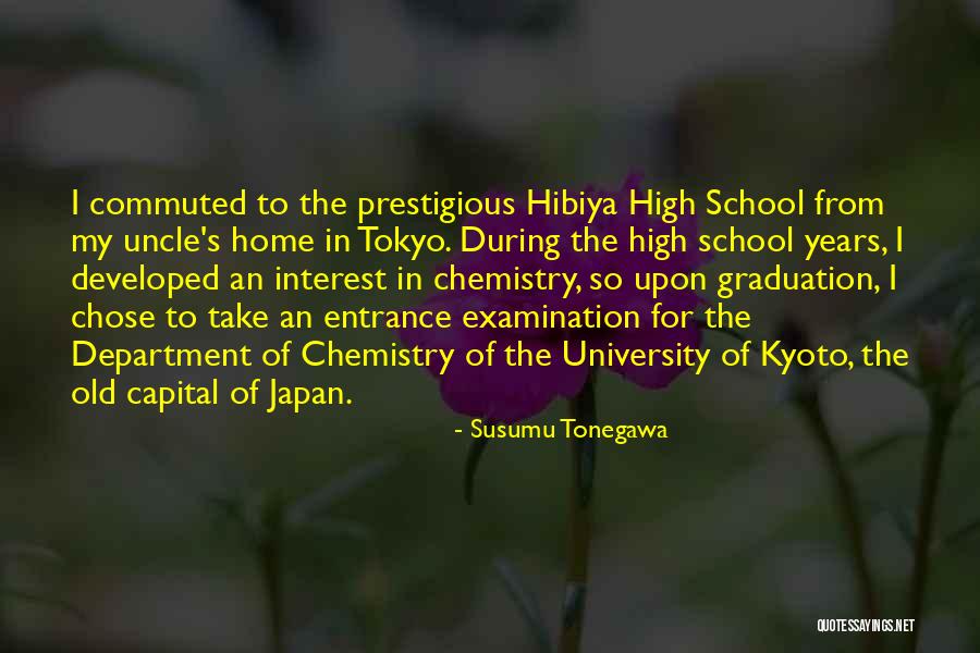 Chemistry For Quotes By Susumu Tonegawa Chemistry For Quotes By Susumu Tonegawa