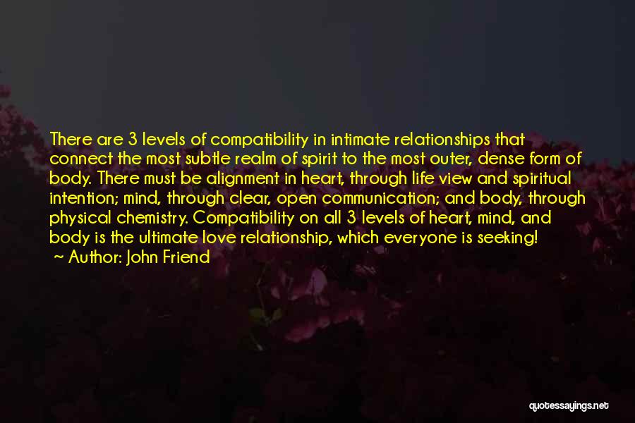 Chemistry In Relationship Quotes By John Friend