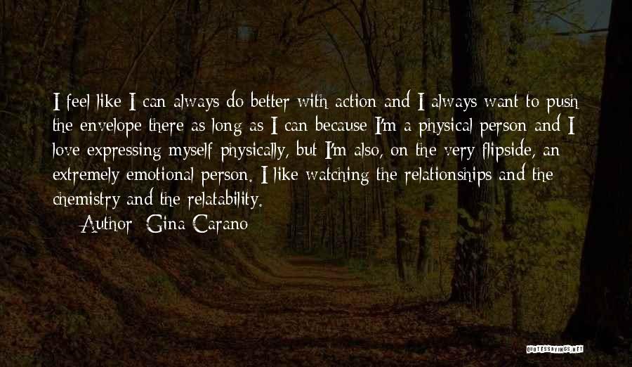 Chemistry Love Quotes By Gina Carano