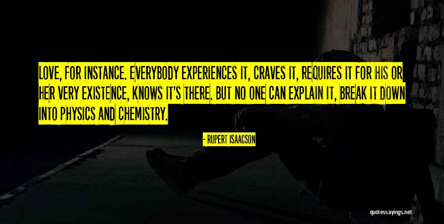 Chemistry Love Quotes By Rupert Isaacson