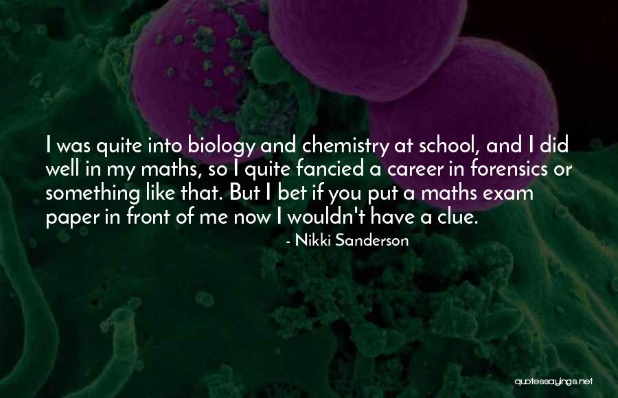 Chemistry Paper Quotes By Nikki Sanderson Chemistry Paper Quotes By Nikki Sanderson