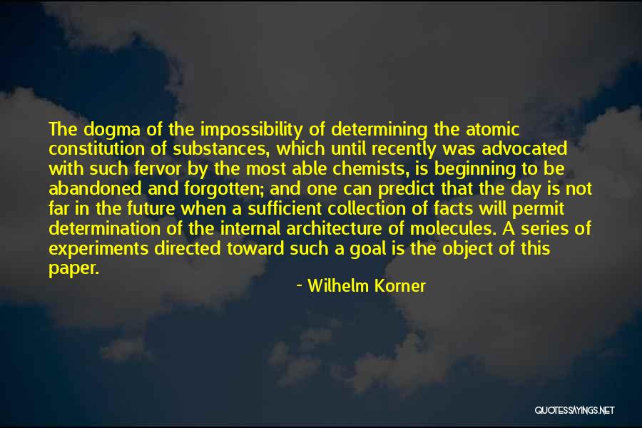 Chemistry Paper Quotes By Wilhelm Korner Chemistry Paper Quotes By Wilhelm Korner